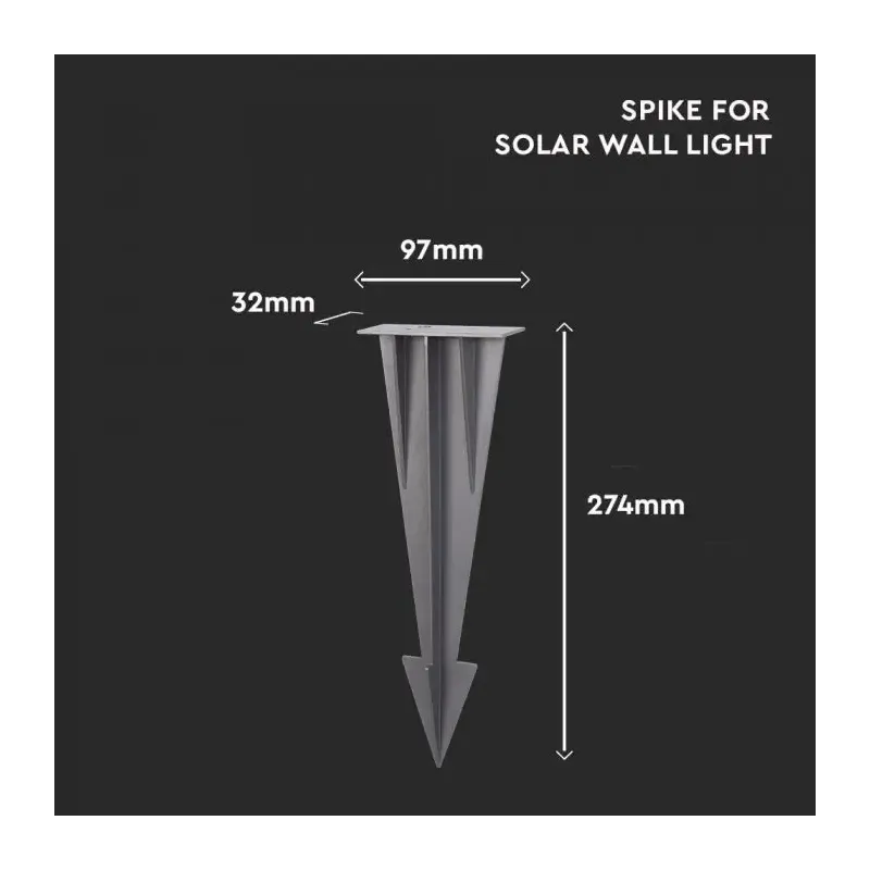 V-TAC Picchetto da Giardino per Lampada Solare  | Energy Clever