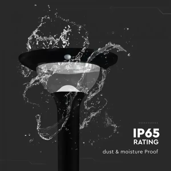 V-TAC Lampada LED Solare da Giardino 15W per Paletto | Energy Clever