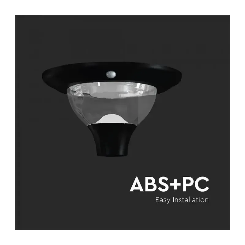 V-TAC Lampada LED Solare da Giardino 15W per Paletto | Energy Clever