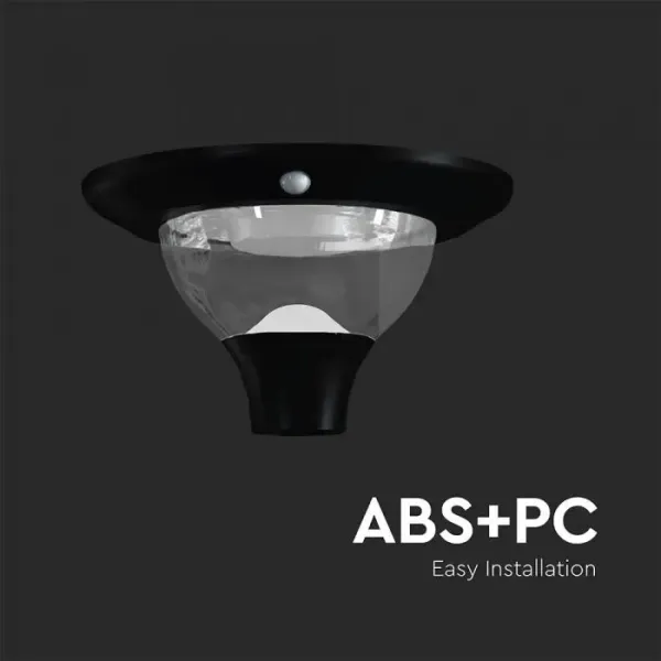 V-TAC Lampada LED Solare da Giardino 15W per Paletto | Energy Clever