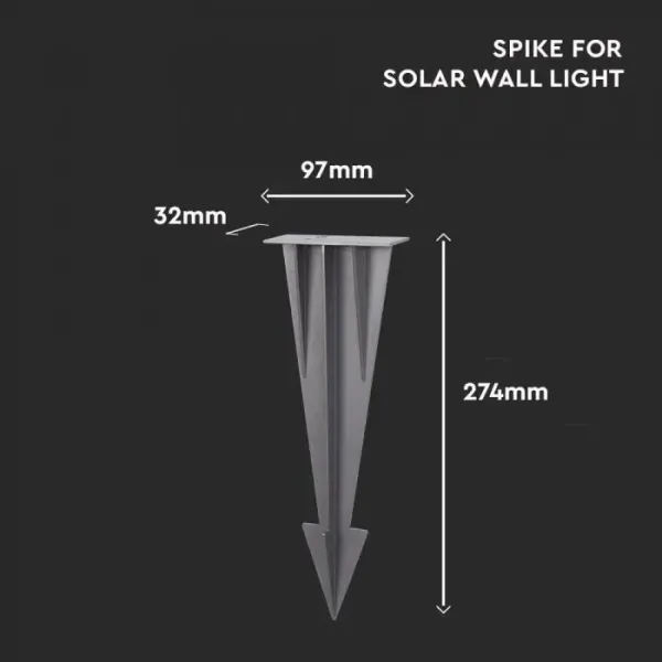 V-TAC Picchetto da Giardino per Lampada Solare | Energy Clever