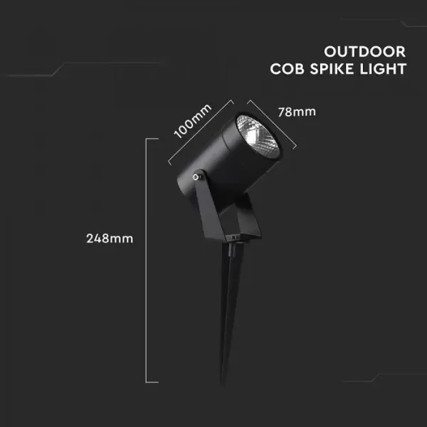 V-TAC Faretto LED da Giardino con Picchetto | Clever Energy