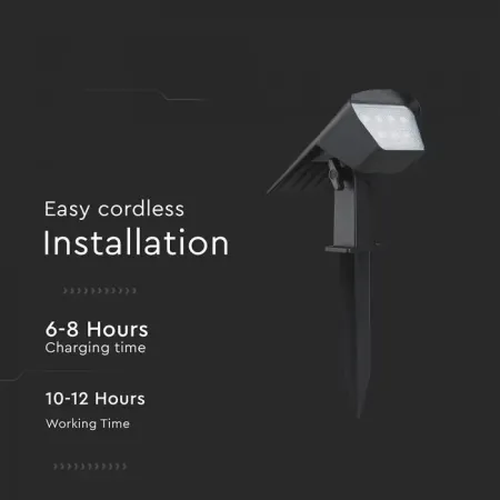 V-TAC Faretto LED Solare da Giardino | Energy Clever 2