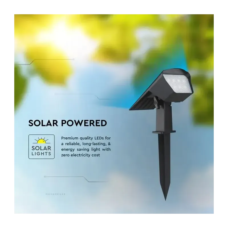 V-TAC Faretto LED Solare da Giardino | Energy Clever