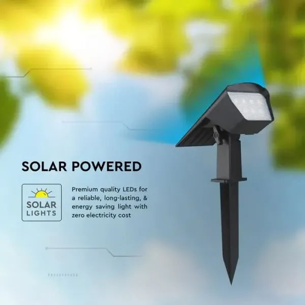 V-TAC Faretto LED Solare da Giardino | Energy Clever