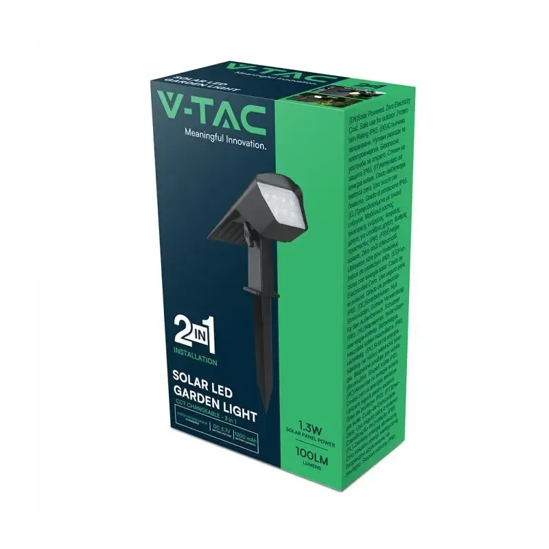 V-TAC Faretto LED Solare da Giardino | Energy Clever
