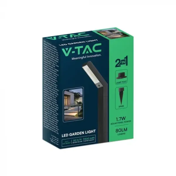 V-TAC Paletto LED Solare da Giardino | Energy Clever