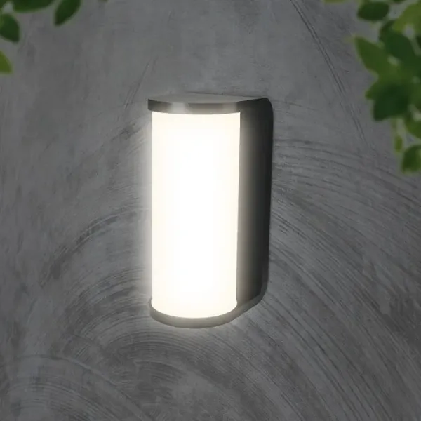 Applique LED da Esterno 12W Cilindrica Nera | Energy Clever
