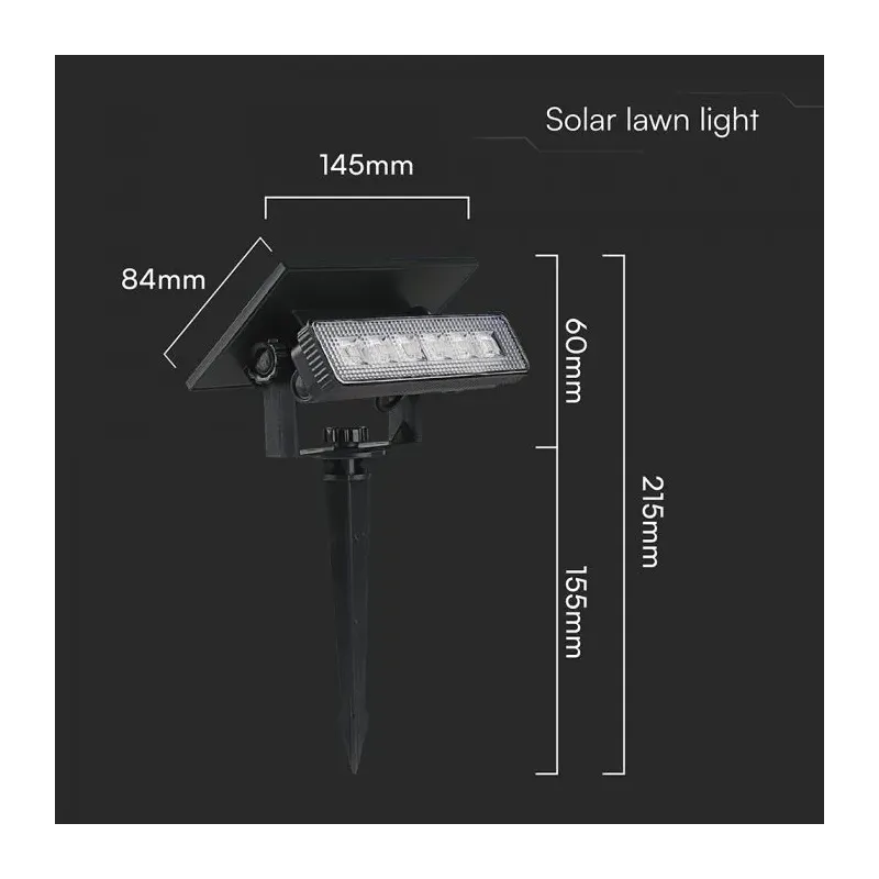 V-TAC Faretto LED Solare da Giardino | Energy Clever
