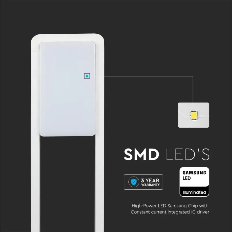 V-TAC PRO Paletto LED da Giardino Chip Samsung 10W | Energy Clever