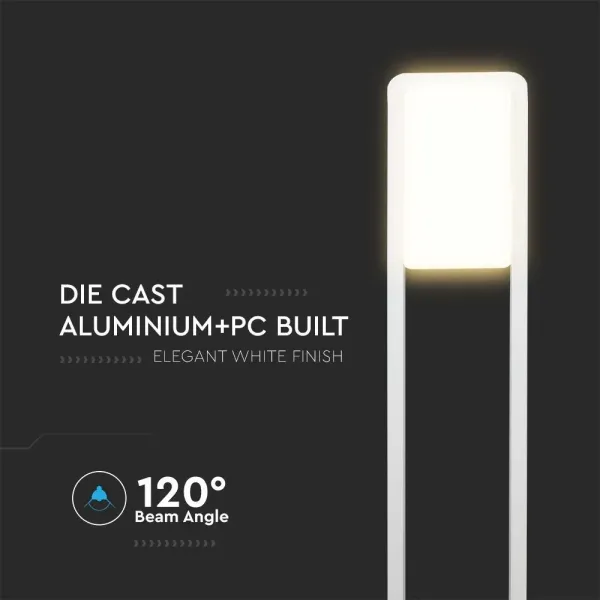 V-TAC PRO Paletto LED da Giardino Chip Samsung 10W | Energy Clever