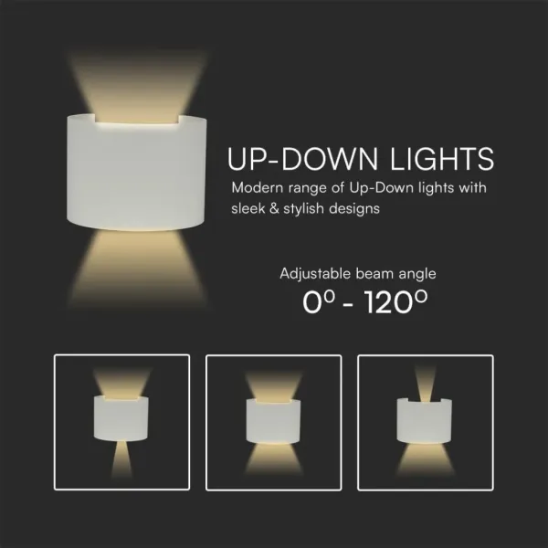 V-TAC Applique LED da Esterno Doppio | Energy Clever