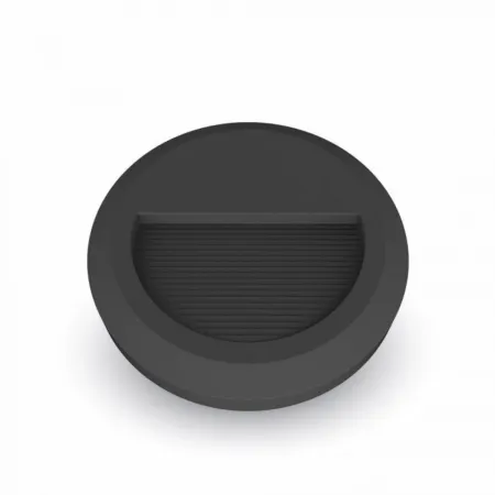 V-TAC Faretto LED Segnapasso Rotondo Montaggio a Plafone 2W Colore Nero 4000K IP65