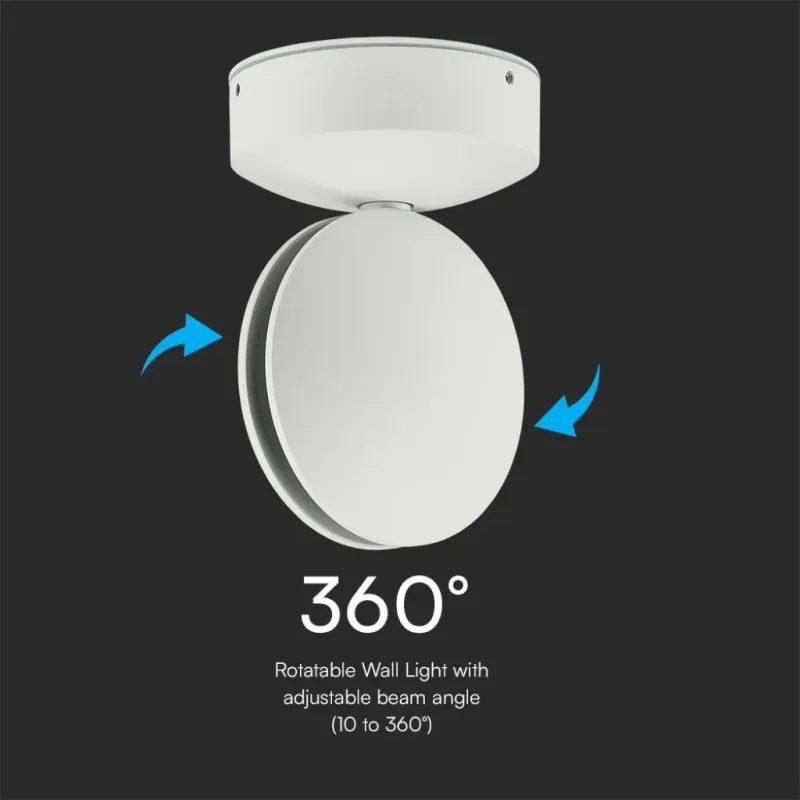 V-TAC Applique LED da Esterno 6W Rotonda | Energy Clever