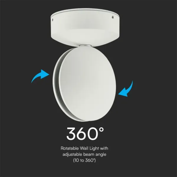 V-TAC Applique LED da Esterno 6W Rotonda | Energy Clever