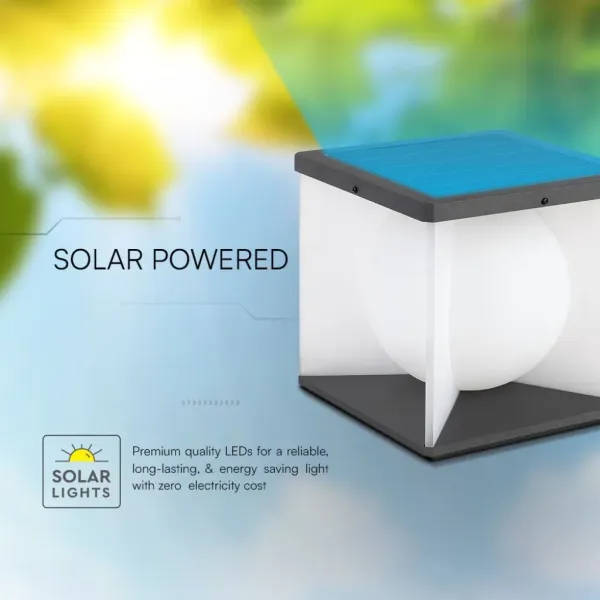 V-TAC Lampada LED Solare da Giardino | Energy Clever