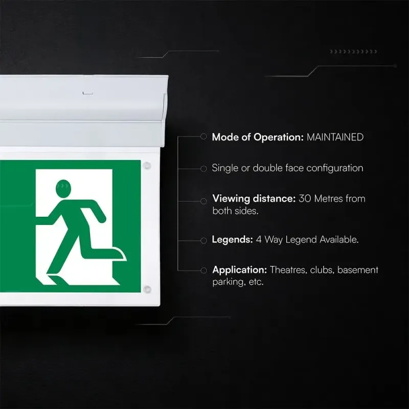 V-TAC PRO Lampada LED di Emergenza | Energy Clever