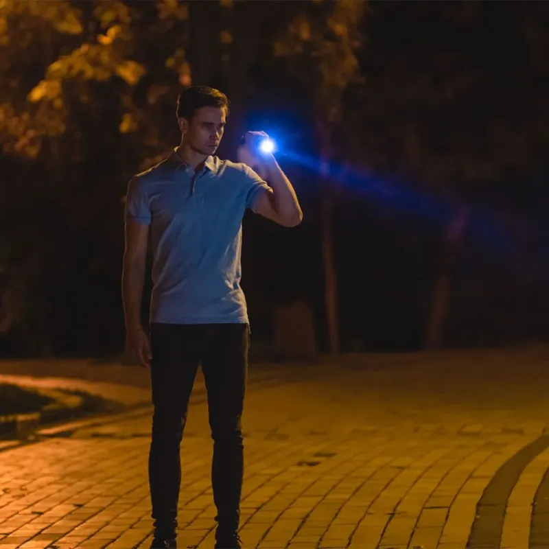 Torcia LED 10W con Batteria Ricaricabile USB | Energy Clever