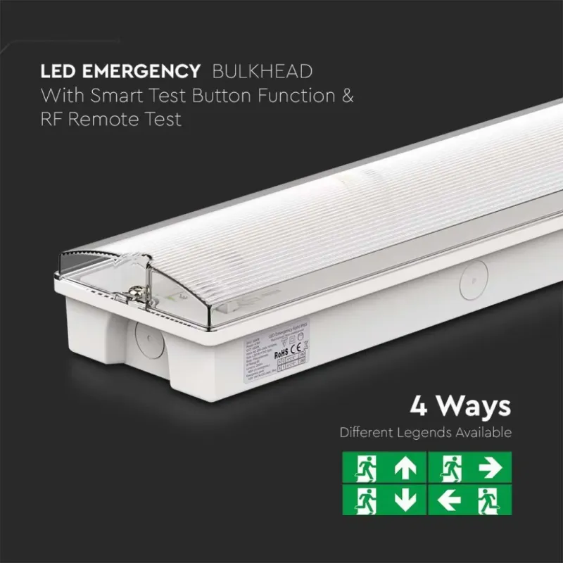 V-TAC Lampada LED di emergenza Installazione a Parete | Energy Clever