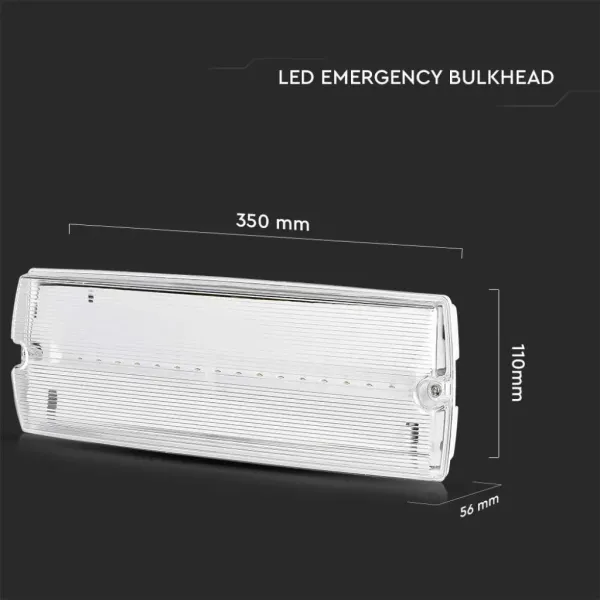 V-TAC Lampada LED di emergenza Installazione a Parete | Energy Clever