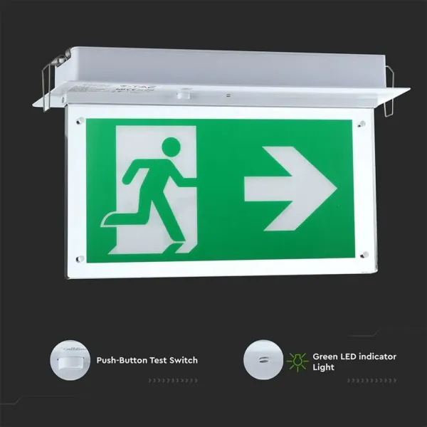 Lampada LED Chip di Emergenza Montaggio a Incasso | Energy Clever