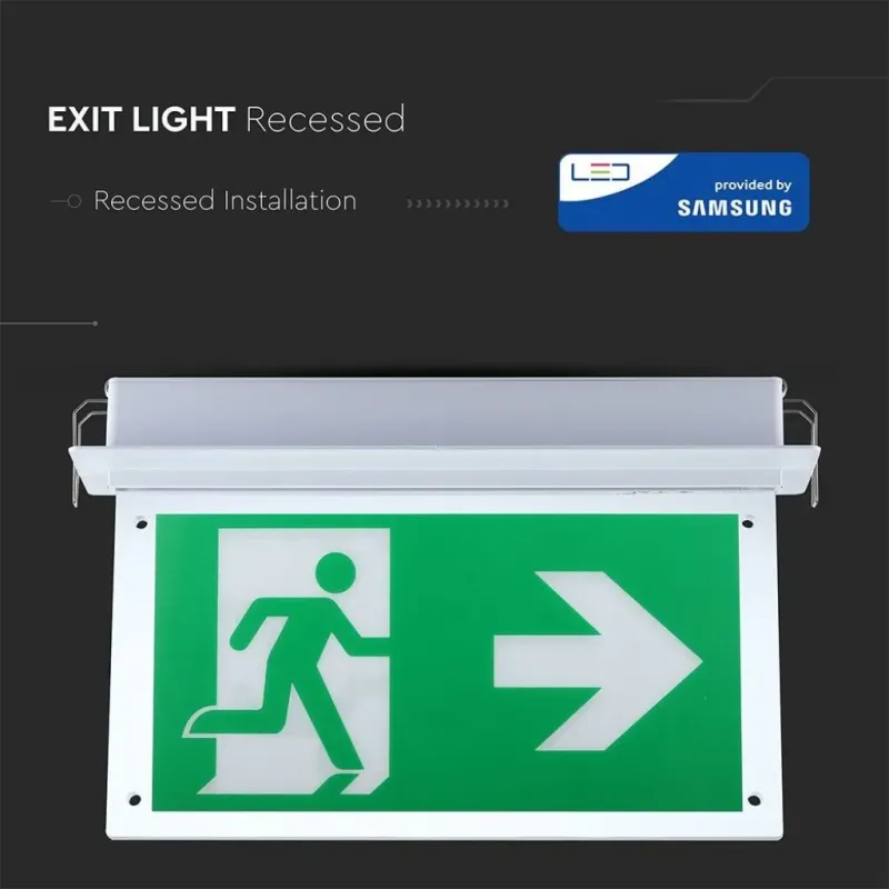 Lampada LED Chip di Emergenza Montaggio a Incasso | Energy Clever