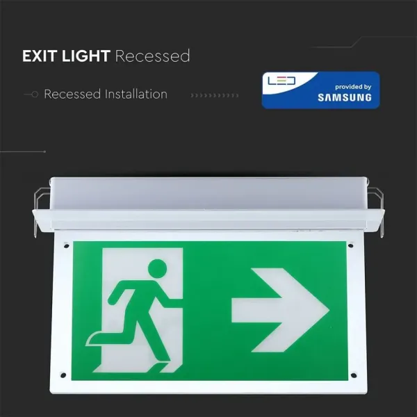 Lampada LED Chip di Emergenza Montaggio a Incasso | Energy Clever