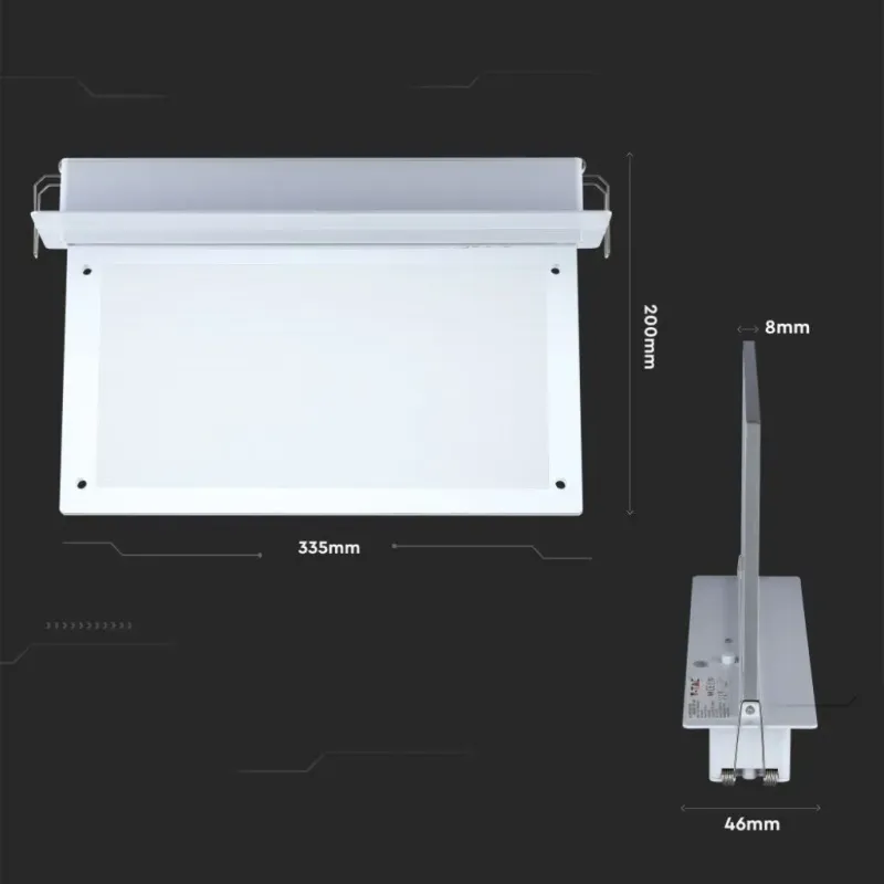 Lampada LED Chip di Emergenza Montaggio a Incasso | Energy Clever