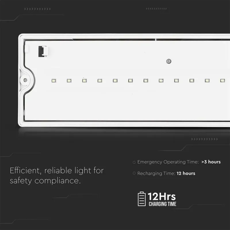 Lampada LED di Emergenza Soffitto/Parete Autonomia | Energy Clever