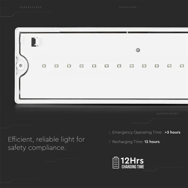 Lampada LED di Emergenza Soffitto/Parete Autonomia | Energy Clever