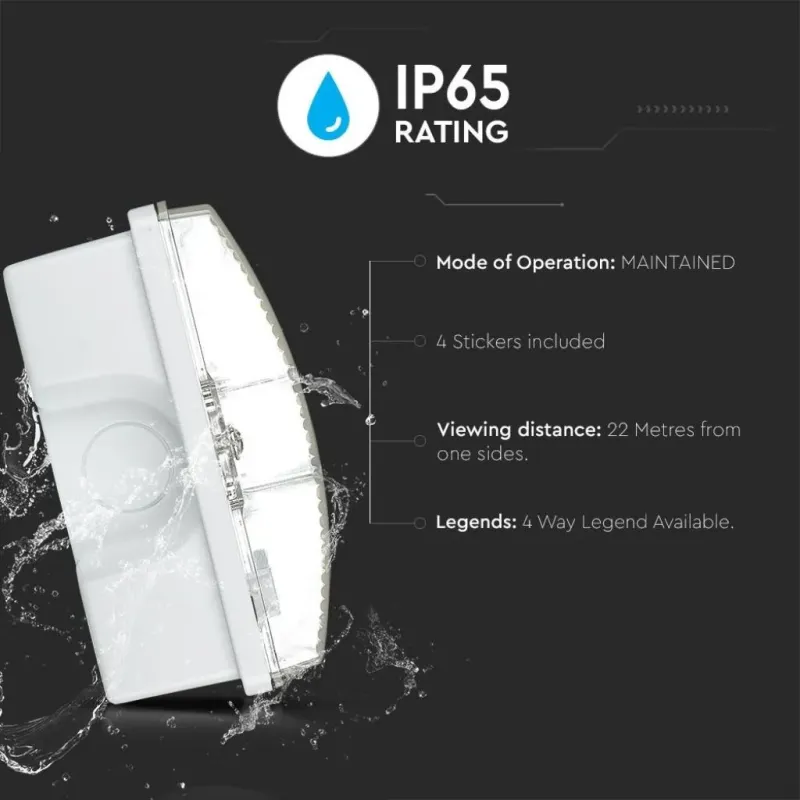 Lampada LED di Emergenza Soffitto/Parete Autonomia | Energy Clever