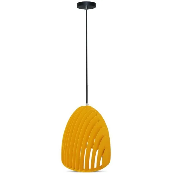 Pendant Light Cone Prism Yellow D250*270mm