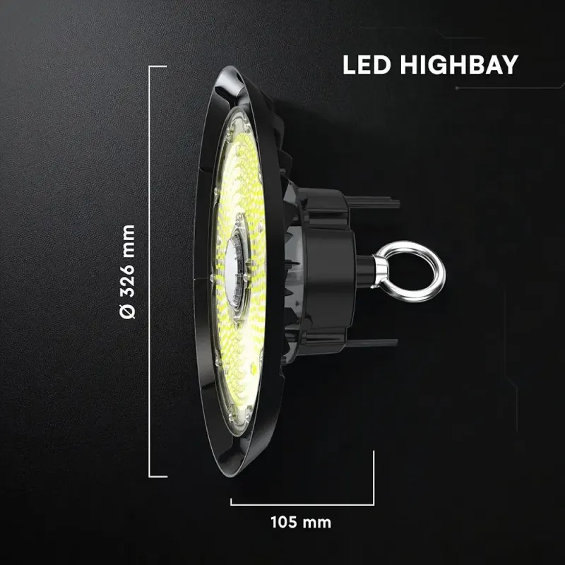 Campana Industriale LED CREE 200W 135LM/W UFO | Energy Clever