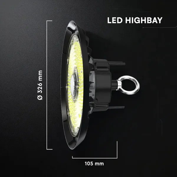 Campana Industriale LED CREE 200W 135LM/W UFO | Energy Clever