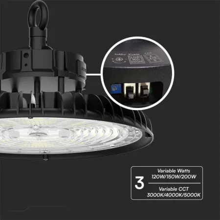 Campana Industriale LED SMD 200W 160LM/W UFO | Energy Clever 2