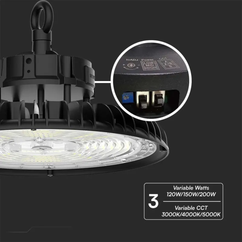 Campana Industriale LED SMD 200W 160LM/W UFO | Energy Clever