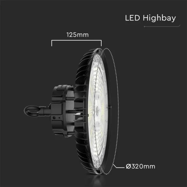 Campana Industriale LED SMD 200W 160LM/W UFO | Energy Clever