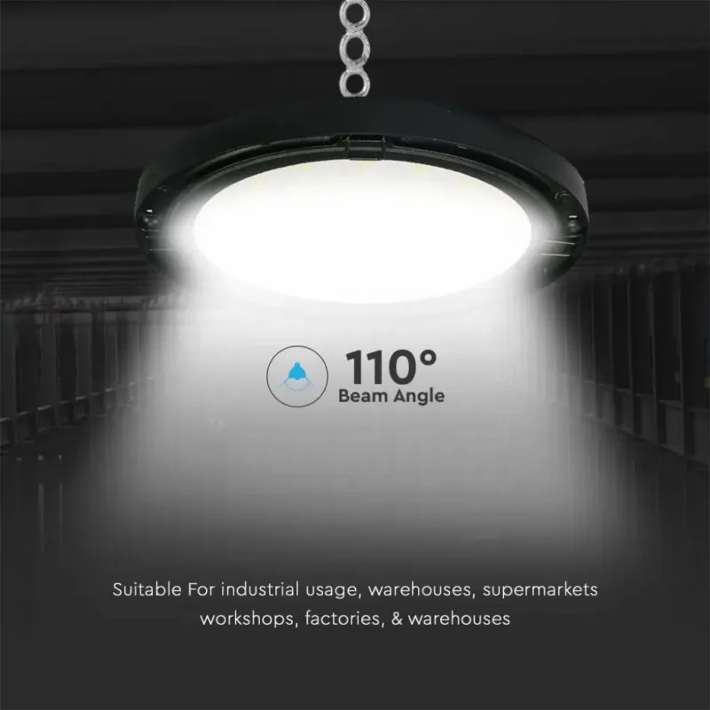 Campana Industriale LED SMD 100W 120LM/W UFO | Energy Clever