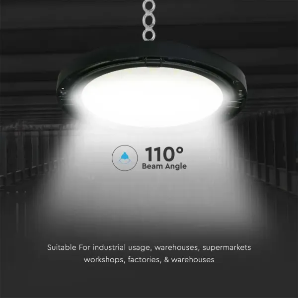 Campana Industriale LED SMD 100W 120LM/W UFO | Energy Clever