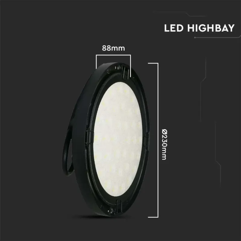 Campana Industriale LED SMD 100W 120LM/W UFO | Energy Clever