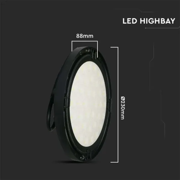 Campana Industriale LED SMD 100W 120LM/W UFO | Energy Clever