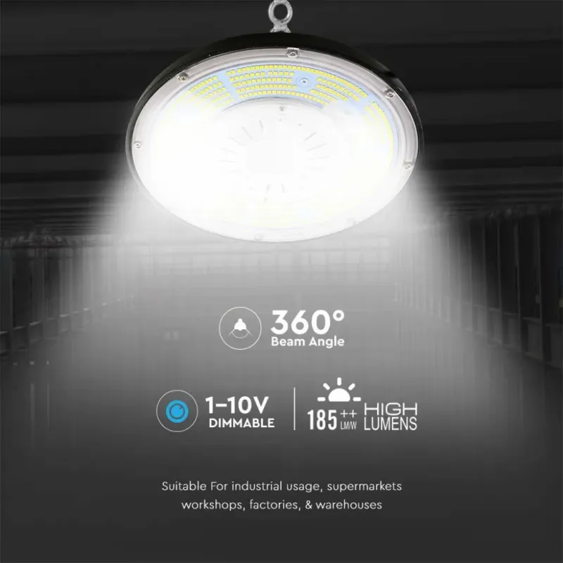 Campana Industriale LED 100W 185LM/W | Energy Clever