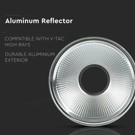 V-TAC Diffusore in Alluminio 120° Campana Industriale | Energy Clever 2