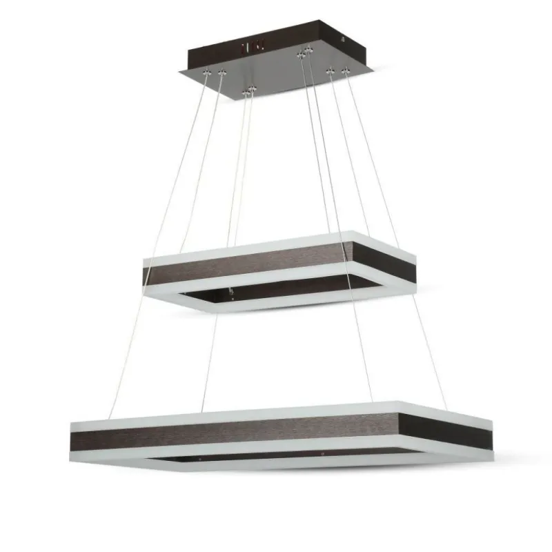 100W Soft Light Chandelier Dimmable Coffee 3000K