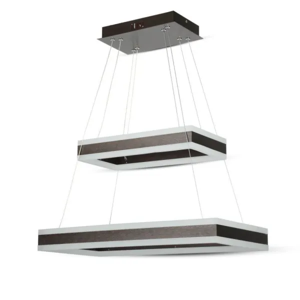100W Soft Light Chandelier Dimmable Coffee 3000K