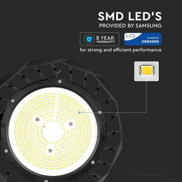 Campana Industriale LED Chip Samsung 100W | Energy Clever