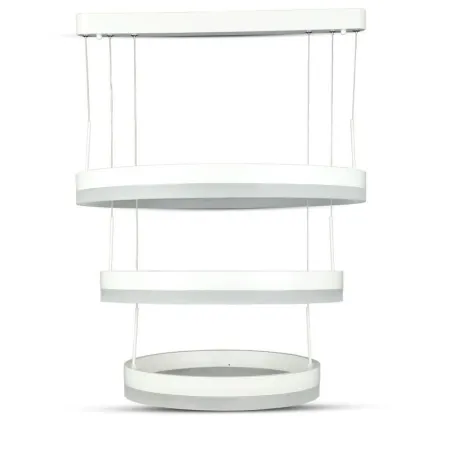 80W Soft Light Chandelier Dimmable White 3000K