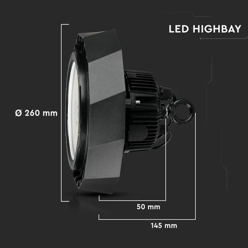 Campana Industriale LED Chip Samsung 100W | Energy Clever