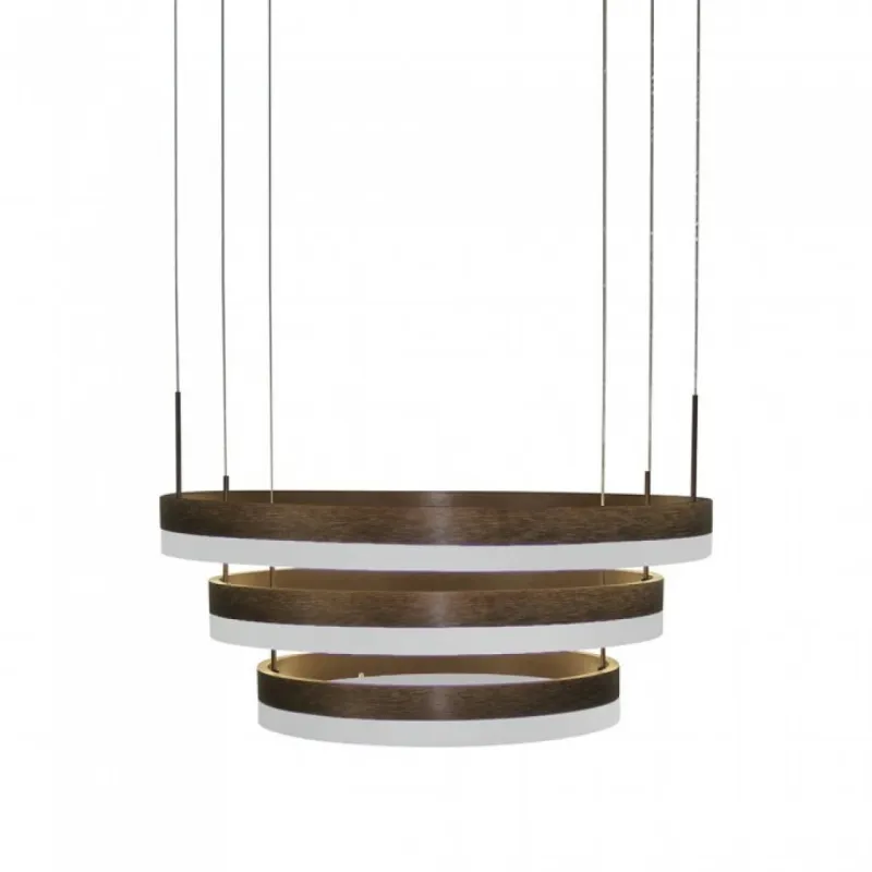 92W Soft Light Chandelier Dimmable Coffee 3000K