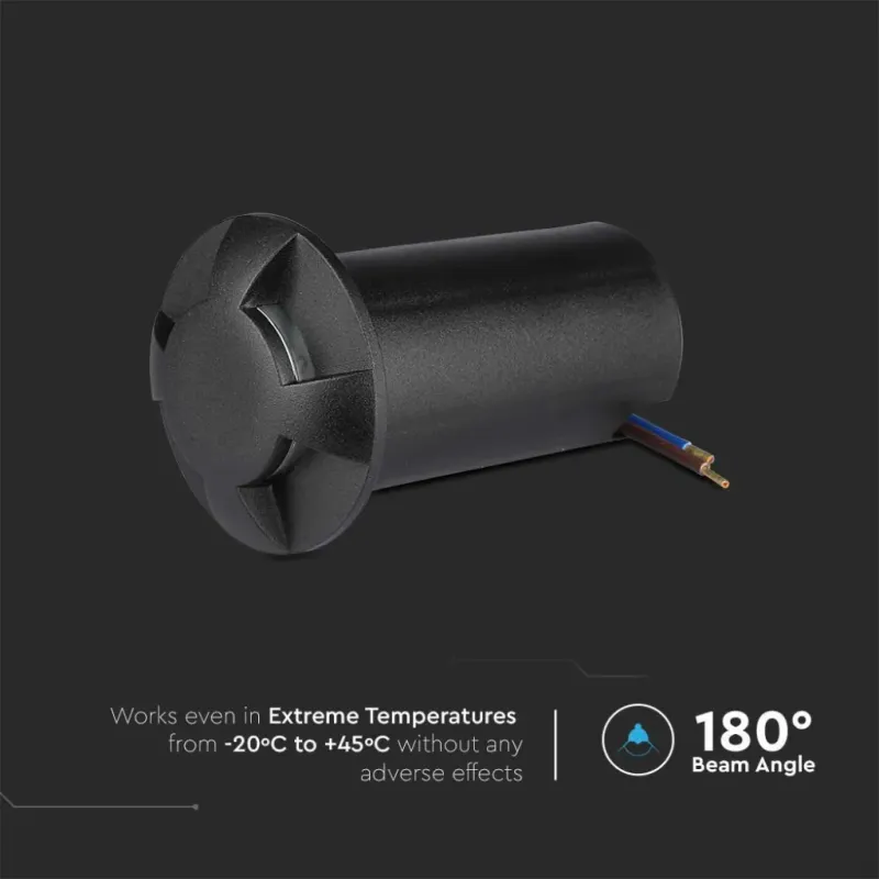 Faretto LED Segnapasso a Cilindro da Interramento 1W | Energy Clever